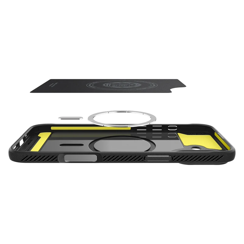 Spigen Apple iPhone 16 Rugged Armor (MagFit) Case - Black