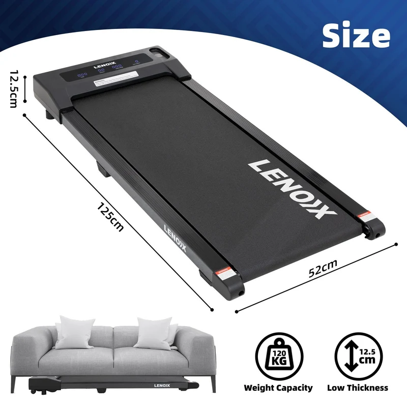Lenoxx 1.5 HP 52cm Electric Walking Pad Treadmill