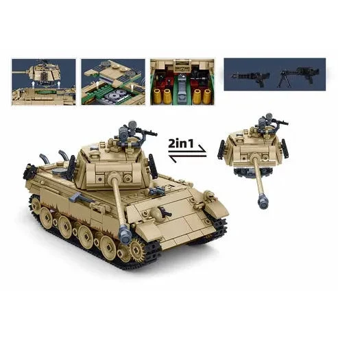 Sluban 1/35 873pc Panther G Tank