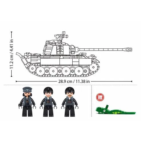 Sluban 1/35 873pc Panther G Tank