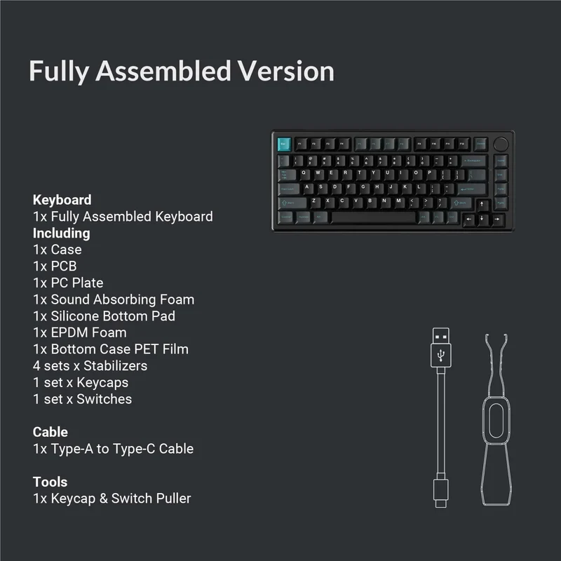 Keychron J2 HE 8K Wired Magnetic Switch Keyboard - Ultra-Fast Lime Magnetic Switch (Black)
