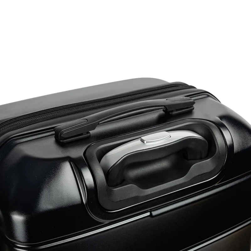 Olympus Artemis Hard Shell ABS+PC Luggage Set in Jet Black (3 Piece Set)