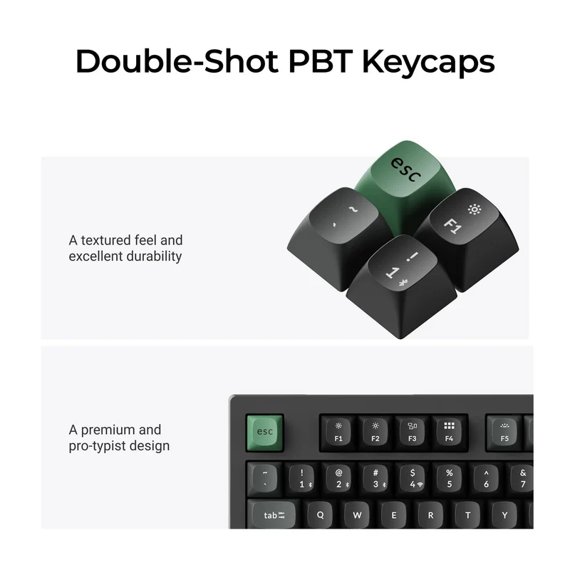 Keychron K10 Ultra 8K Wireless Custom Mechanical Keyboard - Apex Brown Switch (Black)