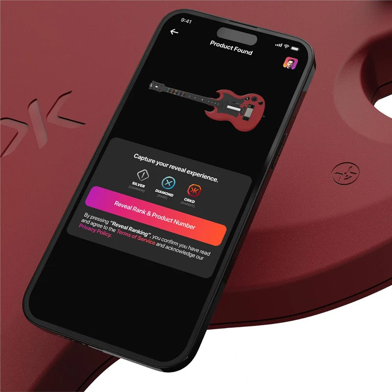 CRKD x Gibson® 20th Anniversary SG™ Guitar Controller - Cherry