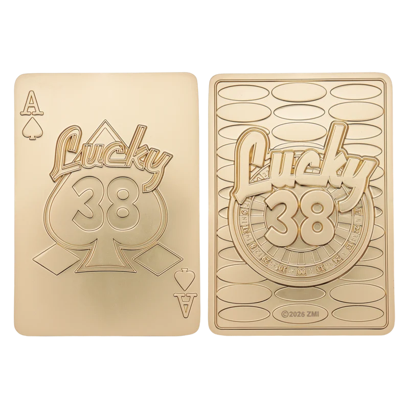 Fanattik Limited Edition Fallout : New Vegas - Lucky 38 Imitation Gold Casino Set