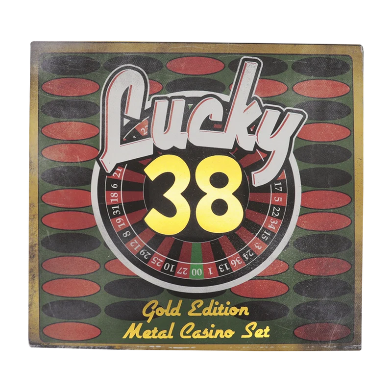 Fanattik Limited Edition Fallout : New Vegas - Lucky 38 Imitation Gold Casino Set
