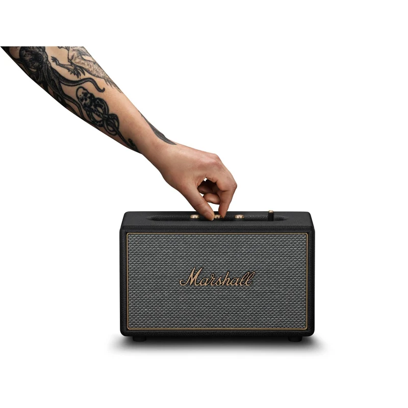 Marshall Acton IV Wireless Speaker (Black & Brass)