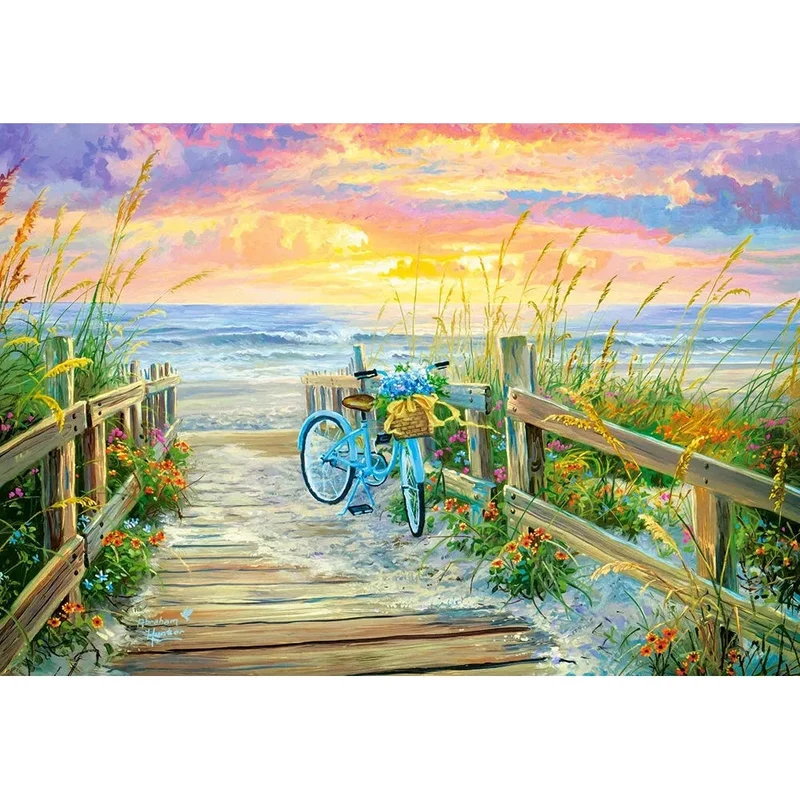 Castorland 1000-Pieces Morning Ride Puzzle