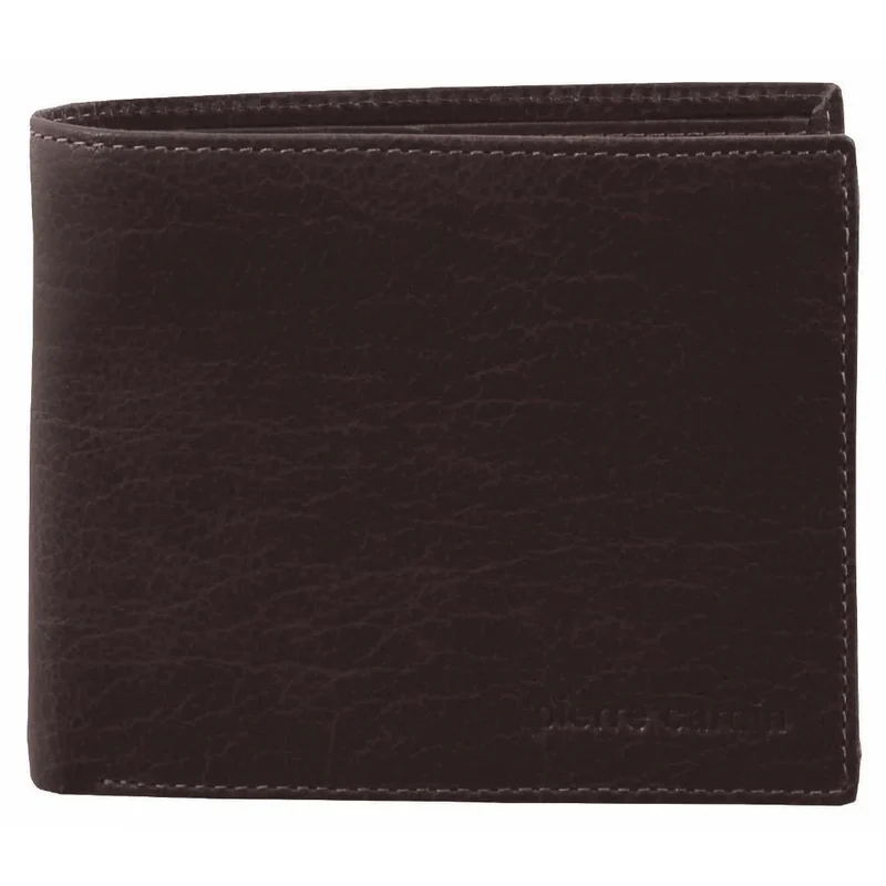 Pierre Cardin Men's Leather Tri-Fold RFID Protected Wallet 12cm Brown
