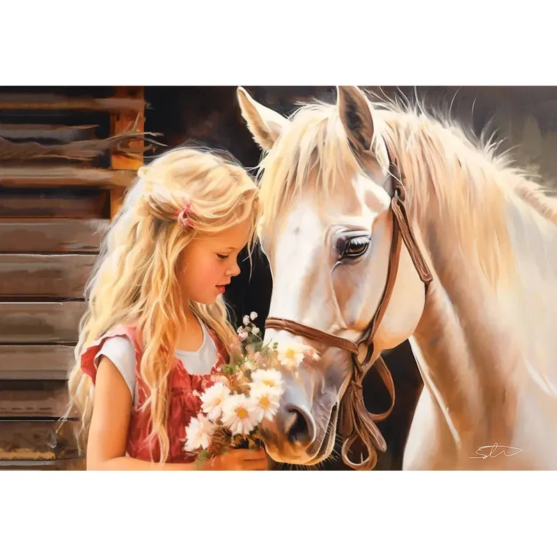 Castorland 1000-Pieces My Friend Horse Puzzle