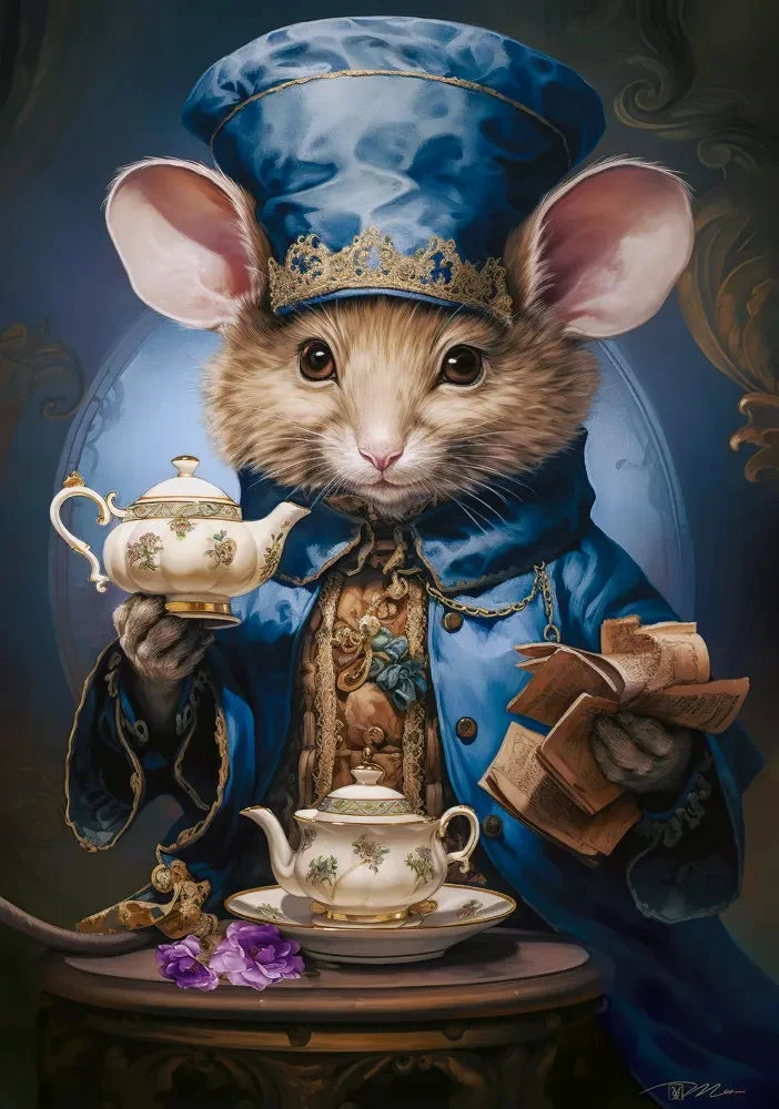 Castorland 500-Pieces Tea Time (Mouse) Puzzle