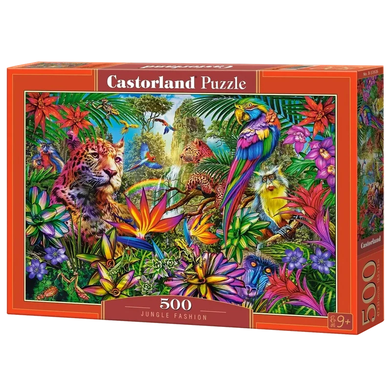 Castorland 500-Pieces Jungle Fashion Puzzle