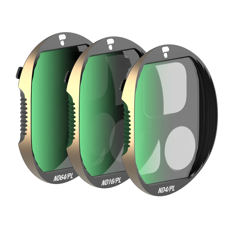 PolarPro 3-pack Vivid Collection ND/PL Filters for DJI Mavic 4 Pro [ND4/PL ND16/PL ND64/PL]