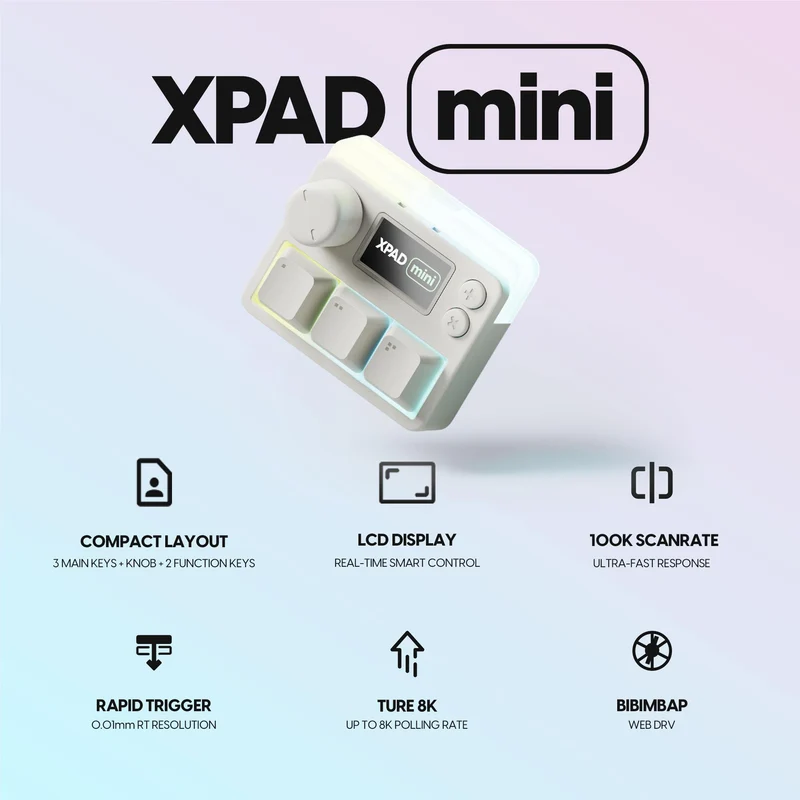 Pulsar Lab XPad Mini White