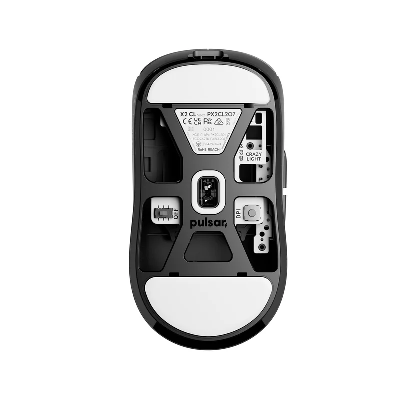 Pulsar X2 CrazyLight Medium (Jet Black)