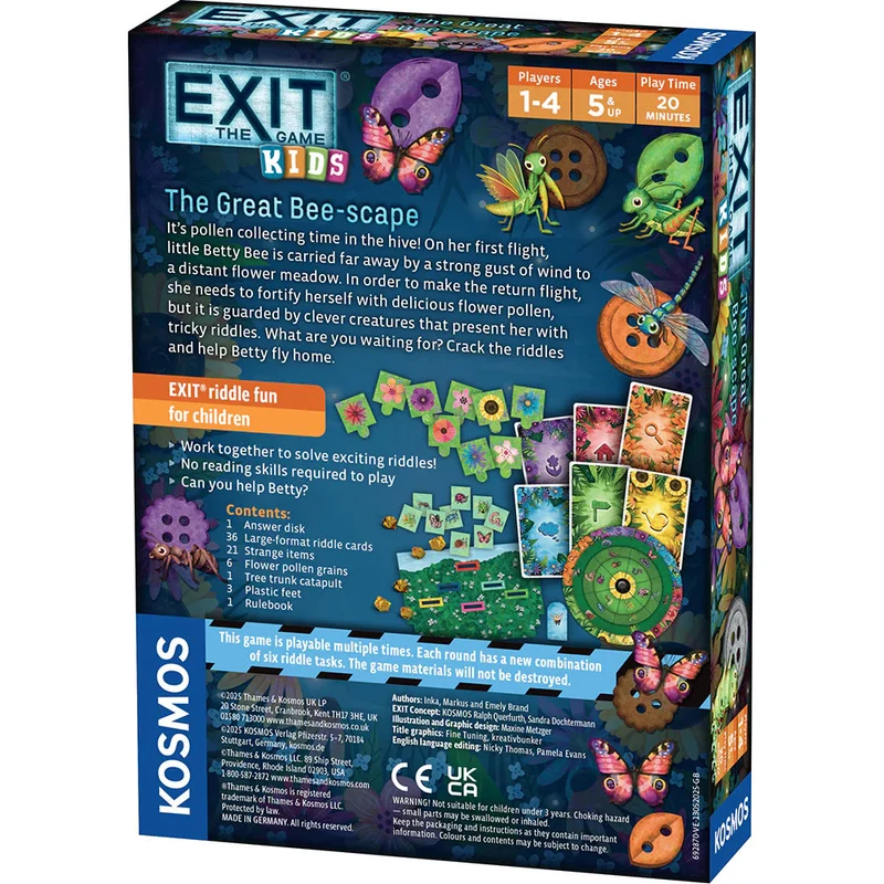 Kosmos Exit The Game - Kids - The Great Bee-scape