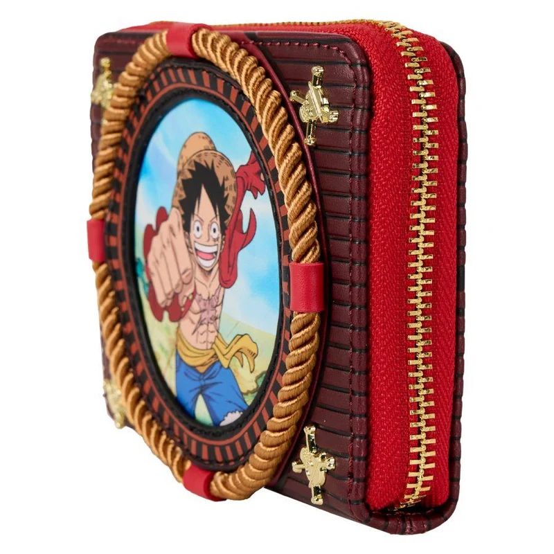 One Piece - Luffy Compass Zip Wallet (Loungefly)
