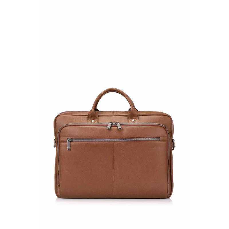 Samsonite Classic Leather Toploader (Cognac)