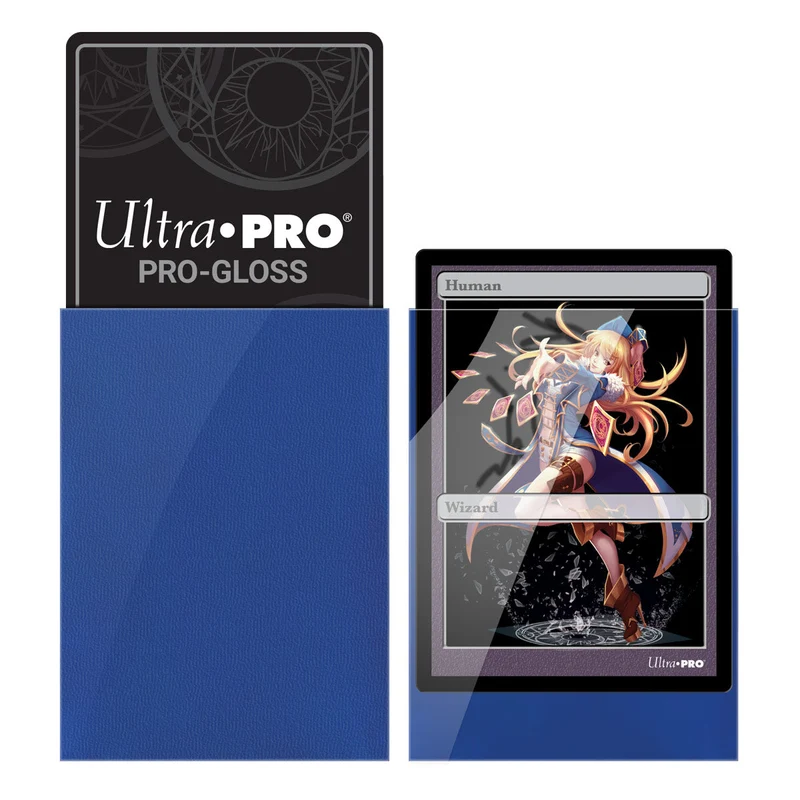 Ultra Pro: UP82965 PRO-Gloss 60ct Small Deck Protector sleeves (Blue)