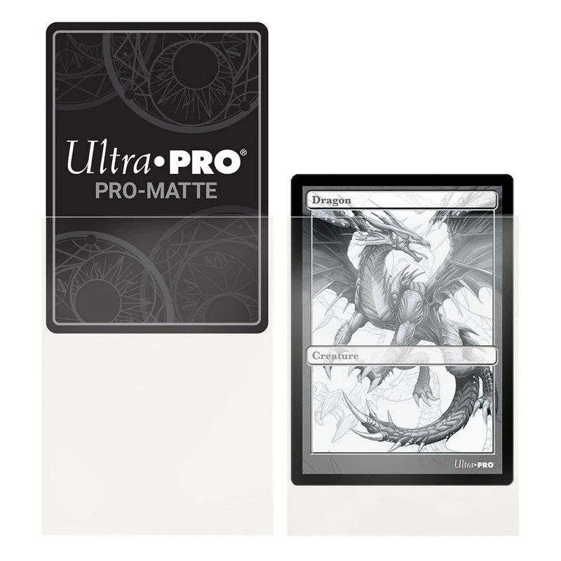 Ultra Pro: UP84731 PRO-Matte 100ct Standard Deck Protector sleeves (Clear)