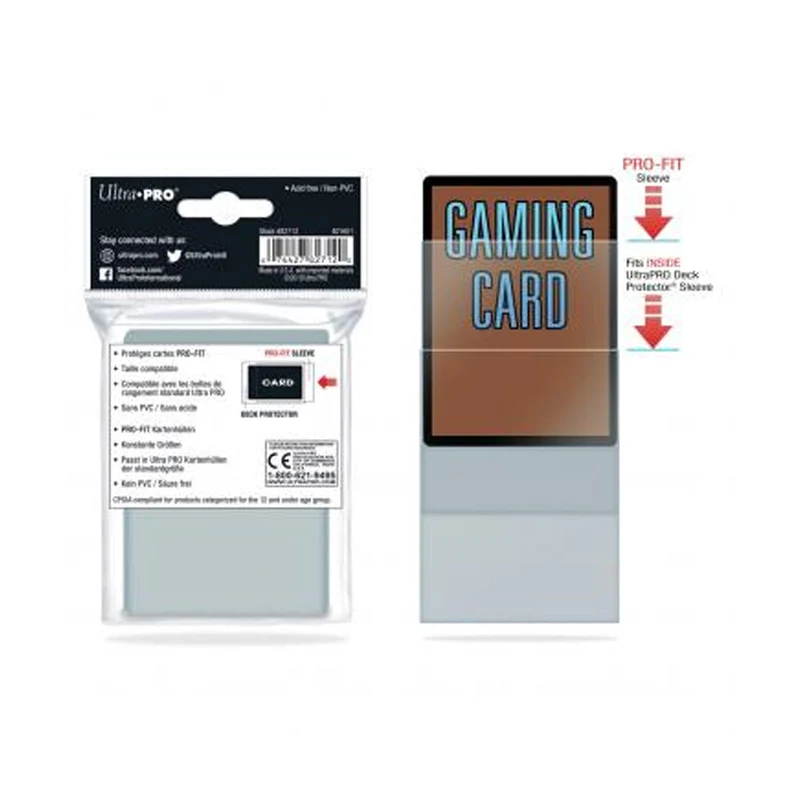 Ultra Pro: UP82712 PRO-Fit Standard Size Deck Protectors 100ct