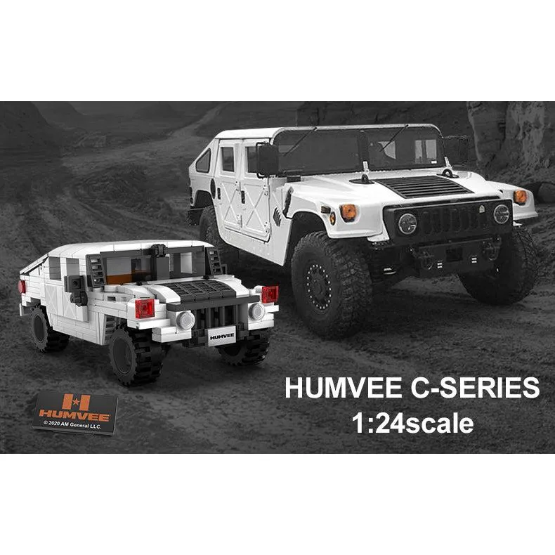 Hasegawa 1/24 328pc Humvee Off-road Truck