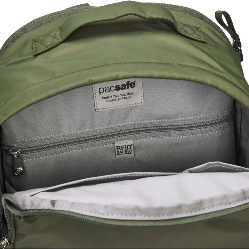 Pacsafe W Anti-Theft RFID Blocking 13" Laptop Backpack 10L Olive