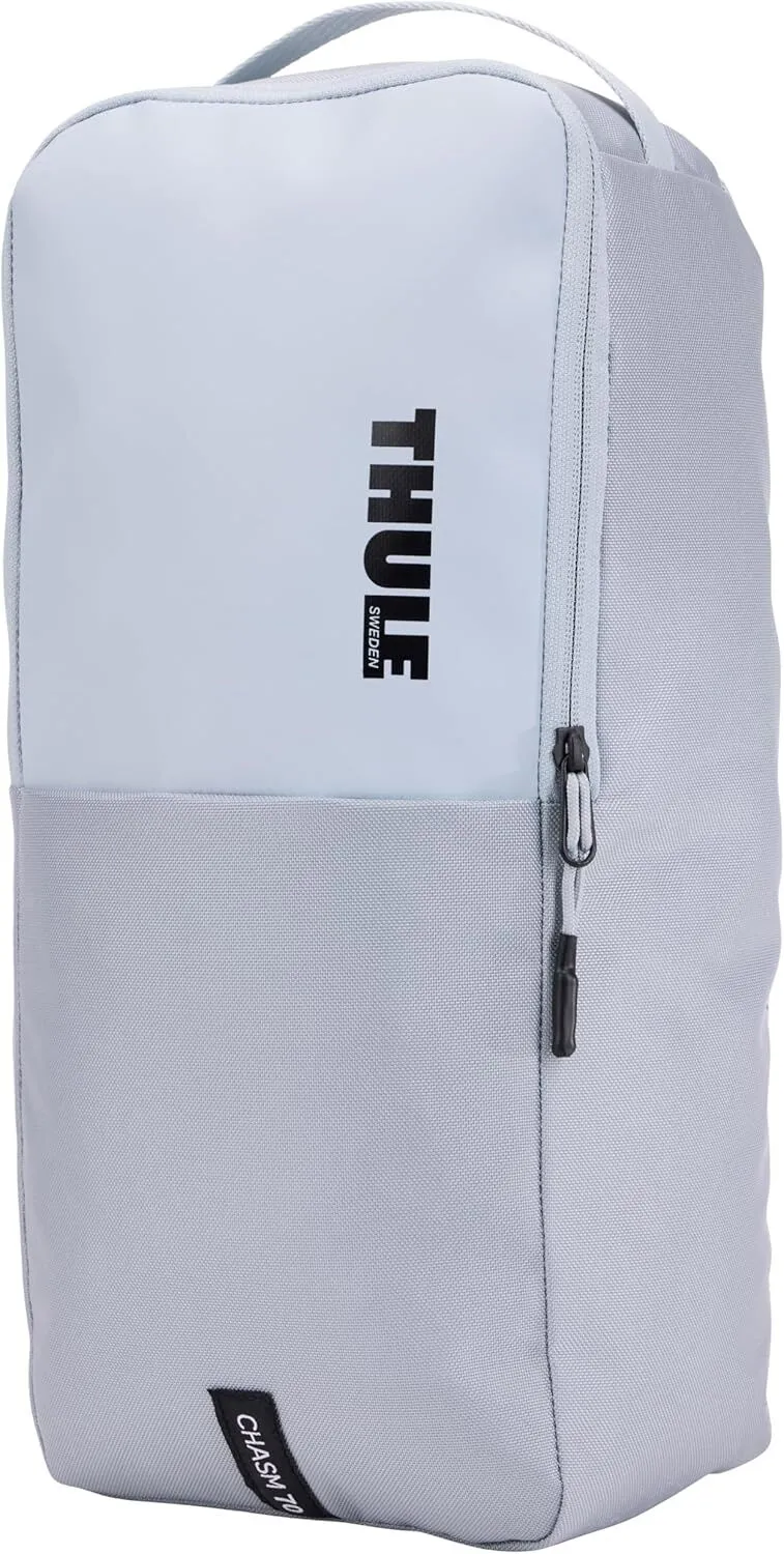 Thule Chasm 70L Duffel Overnight Bag Convertible Backpack Duffle in Soft Blue