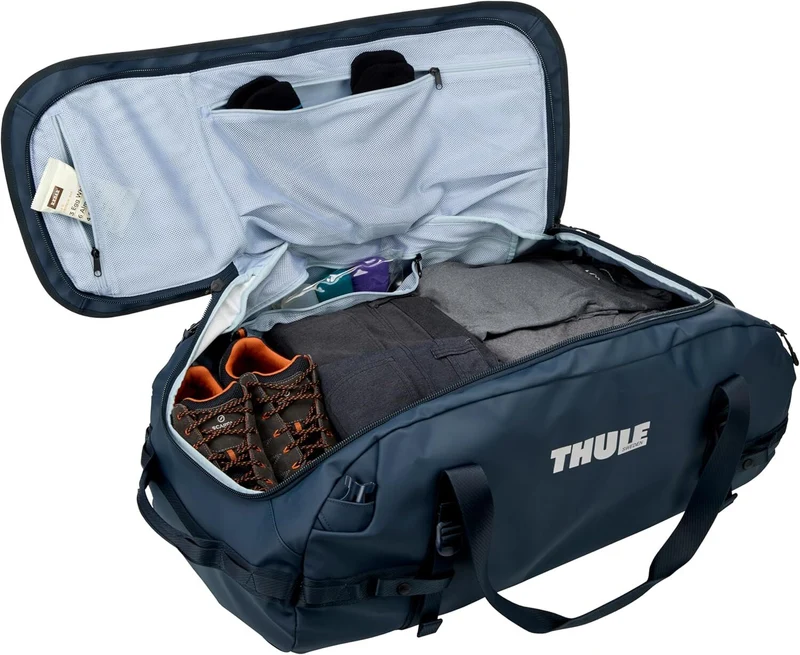 Thule Chasm 90L Duffle Travel Backpack Bag Extra Large in Darkest Blue