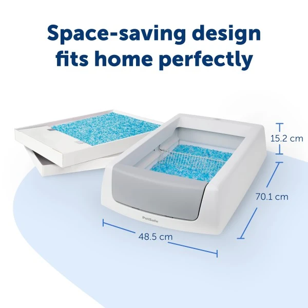 ScoopFree® Crystal Classic Self-Cleaning Litter Box