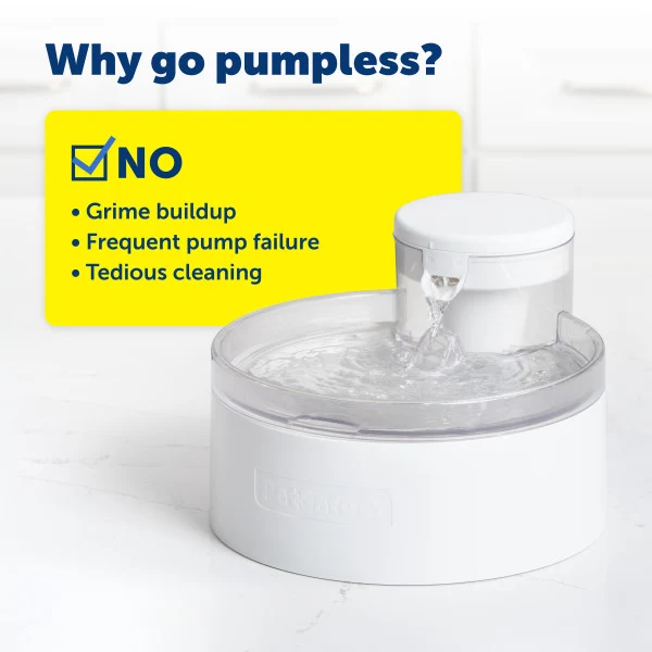 PetSafe® Outlast™ 3.7 Litre Pumpless Pet Fountain