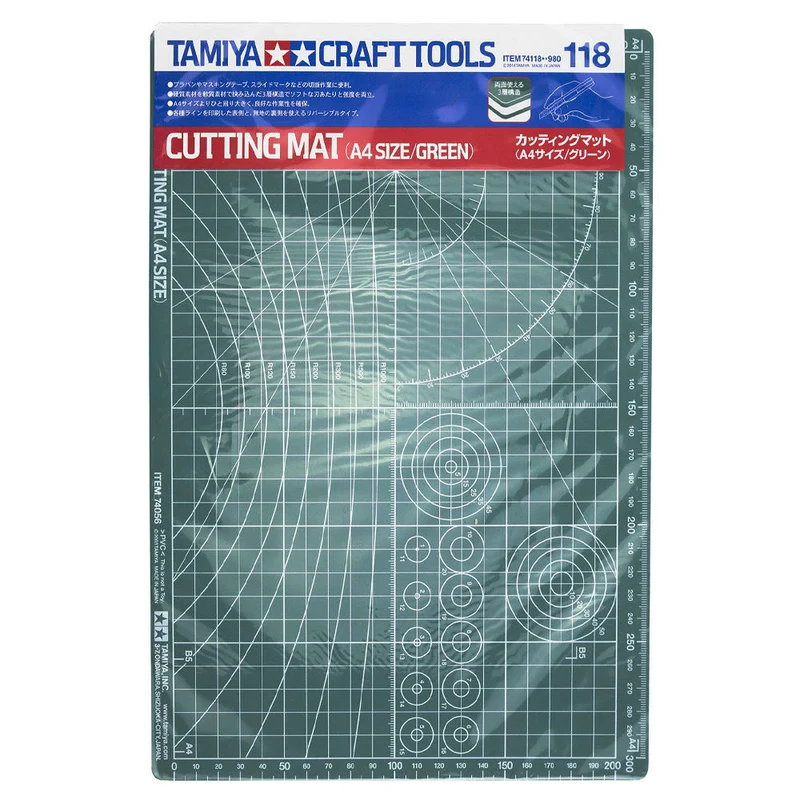 Tamiya Cutting Mat A4/Green