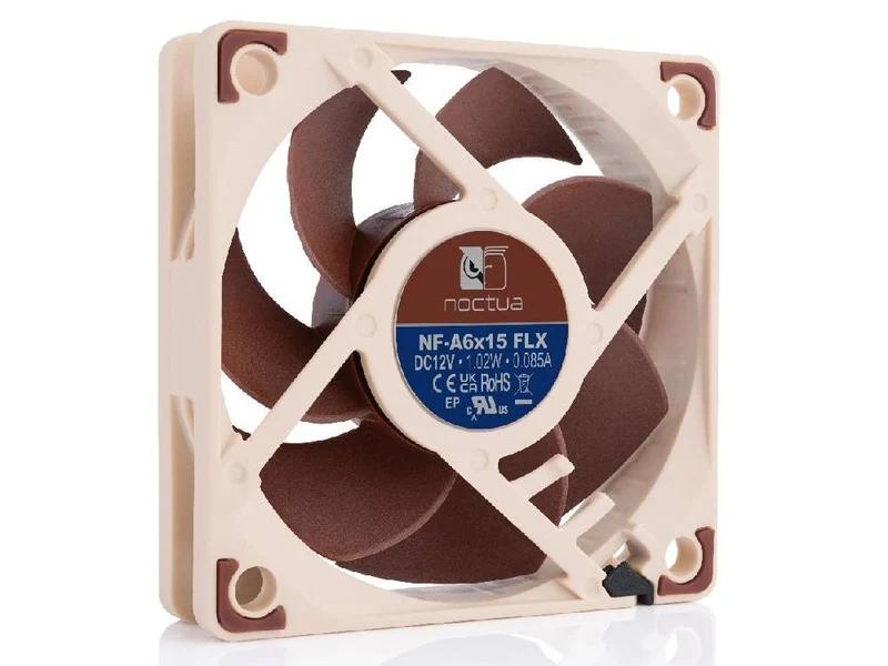 Noctua 60mm 3500 RPM 3-Pin Case Fan (NF-A6X15-FLX)