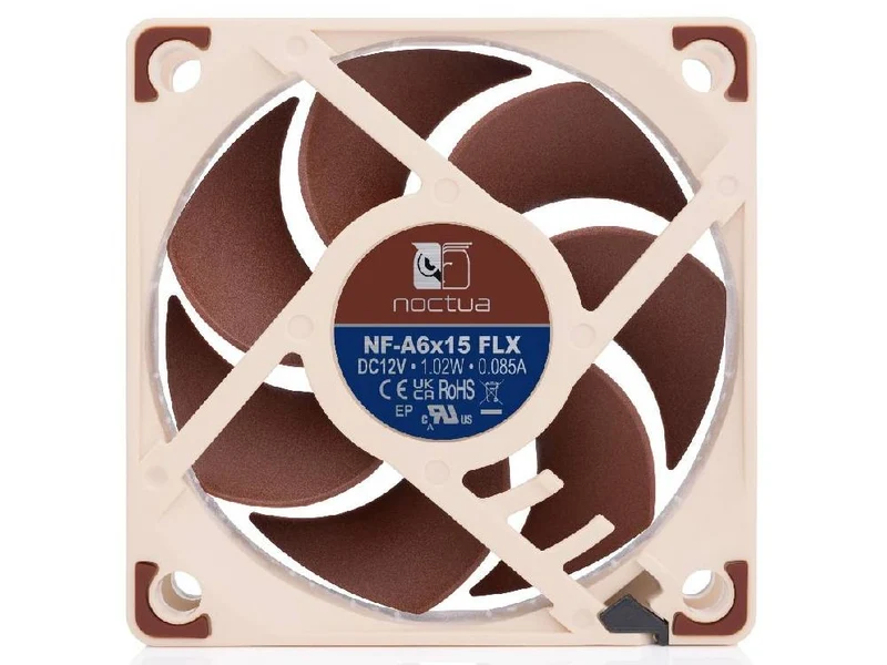Noctua 60mm 3500 RPM 3-Pin Case Fan (NF-A6X15-FLX)