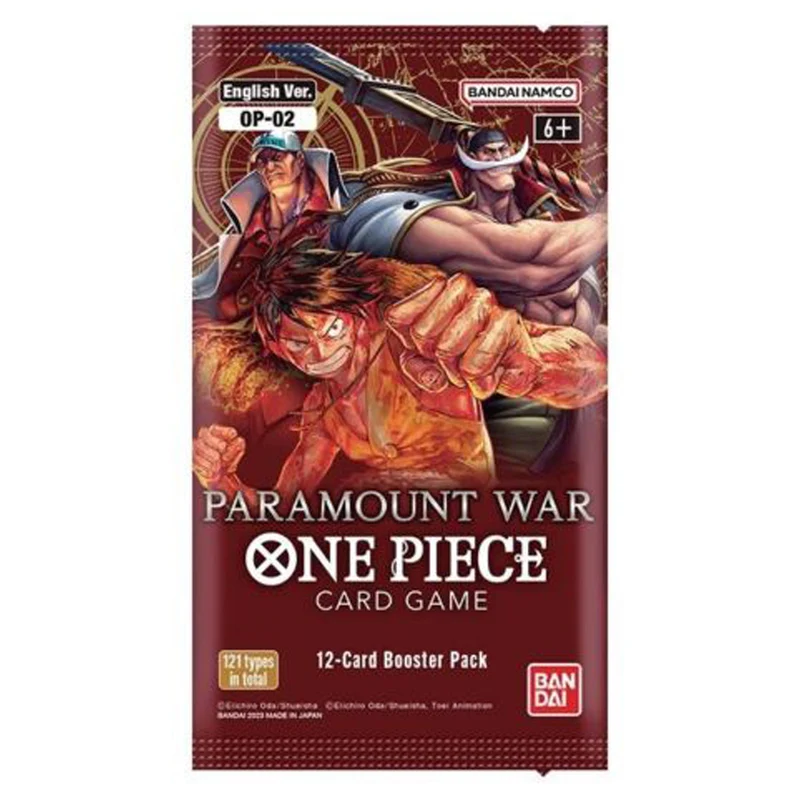 Bandai One Piece Card Game Paramount War OP-02 Booster Box