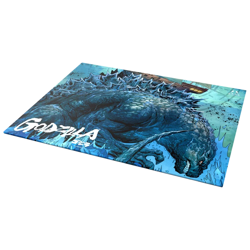 ARBITER STUDIO TENKO GODZILLA 2.0 Lunar Speed 500x400mm Glass Mousepad- Shipwreck