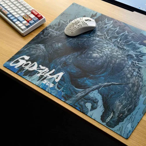 ARBITER STUDIO TENKO GODZILLA 2.0 Lunar Speed 500x400mm Glass Mousepad- Shipwreck