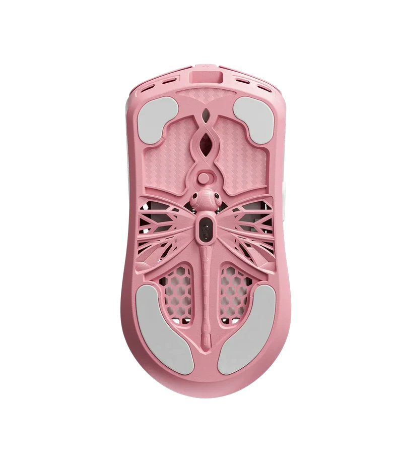 ARBITER STUDIO TENKO Akitsu Medium Carbon Fiber 8K Wireless Gaming Mouse (Pink)