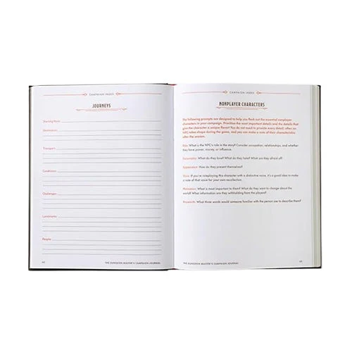 Wizards Of The Coast D&D The Dungeon Master's Campaign Journal