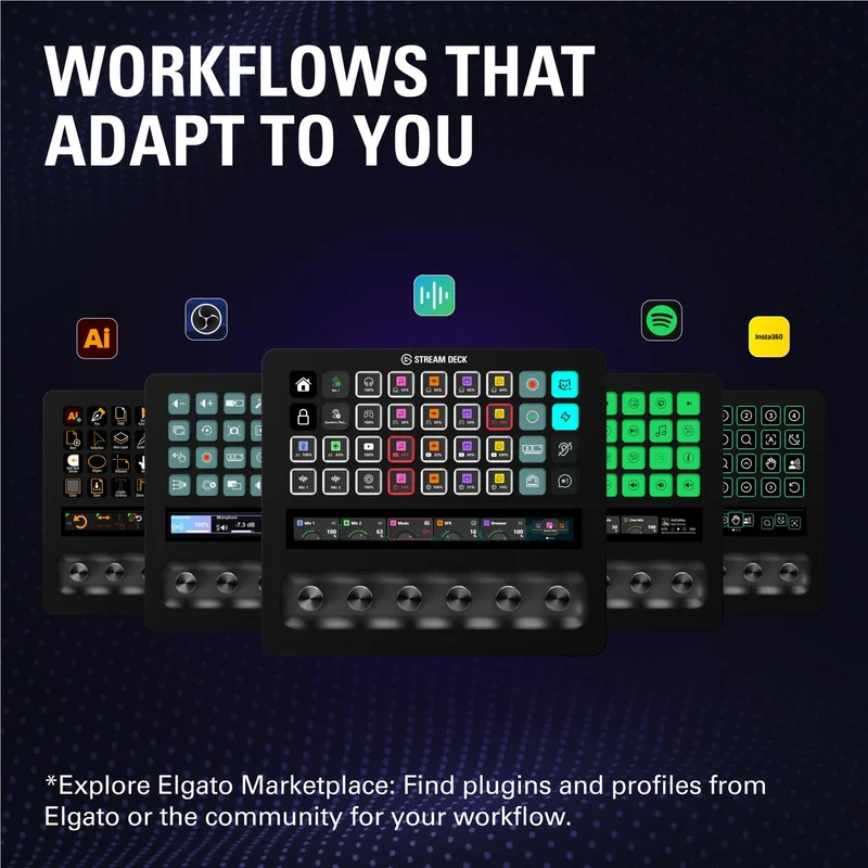 Elgato Stream Deck + XL – Customizable Control Platform