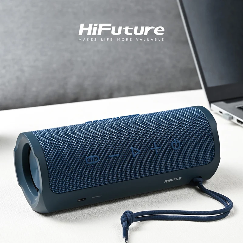 HiFuture Ripple 20W Portable Bluetooth Speaker (Blue)