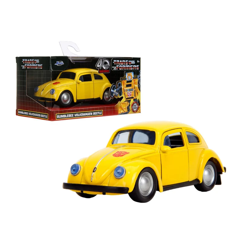Jada 1:32 Scale Transformers G1 Bumblebee Volkswagen Beetle Diecast Car Model