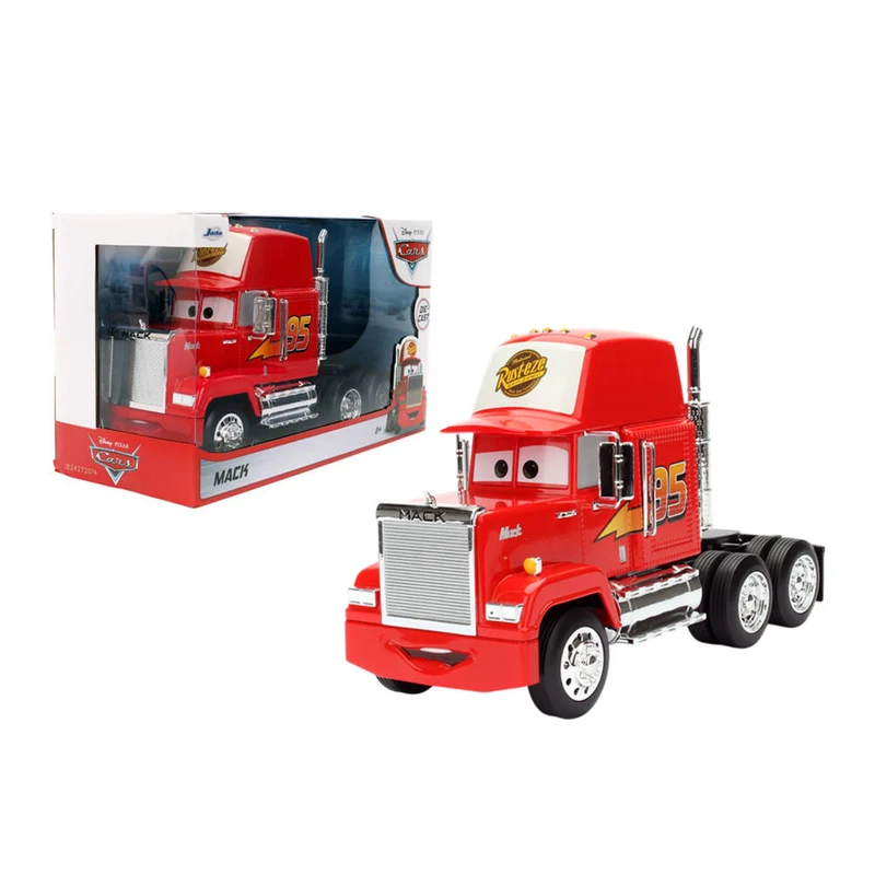 Jada 1:24 Scale Disney Pixar Cars Mack Truck Red Diecast Vehicle Model