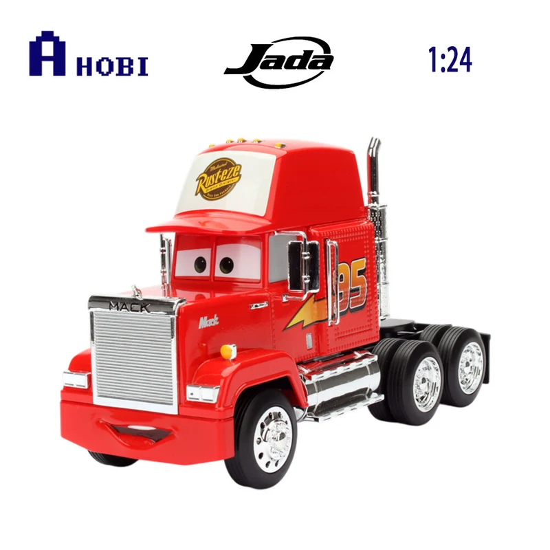 Jada 1:24 Scale Disney Pixar Cars Mack Truck Red Diecast Vehicle Model