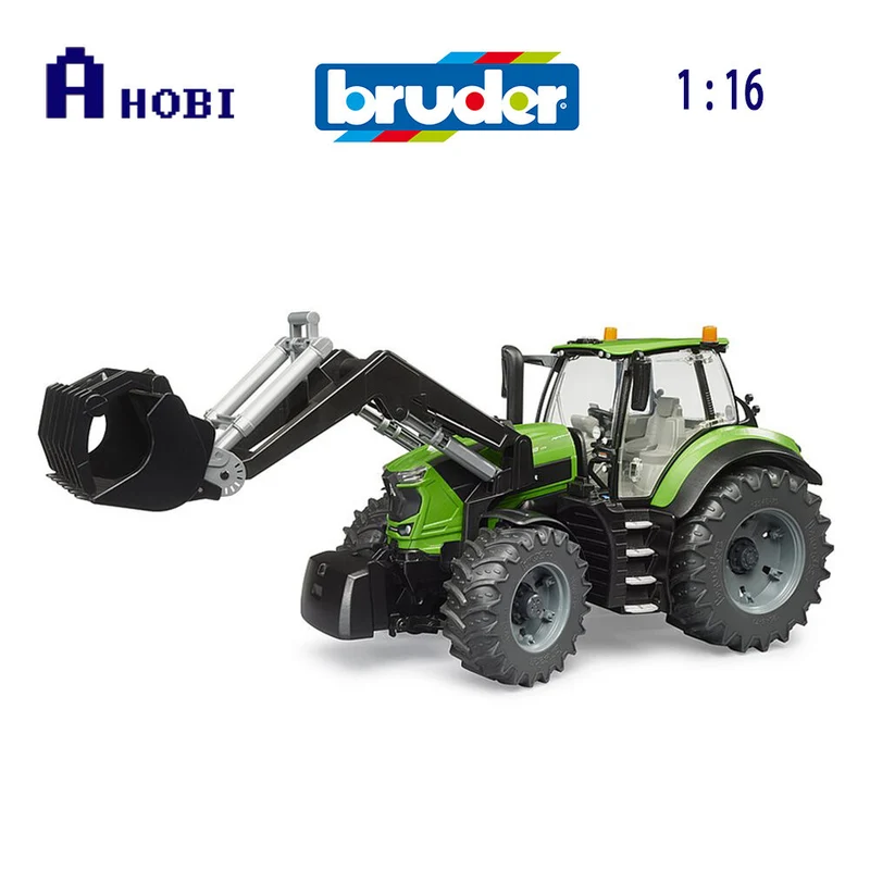 Bruder 1:16 Scale Deutz 8280 TTV With Frontloader Agriculture Tractor Model