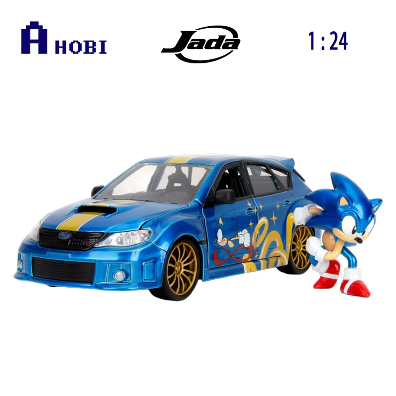 Jada 1:24 Scale 2012 Subaru Impreza WRX STI Diecast Vehicle With Sonic Figure
