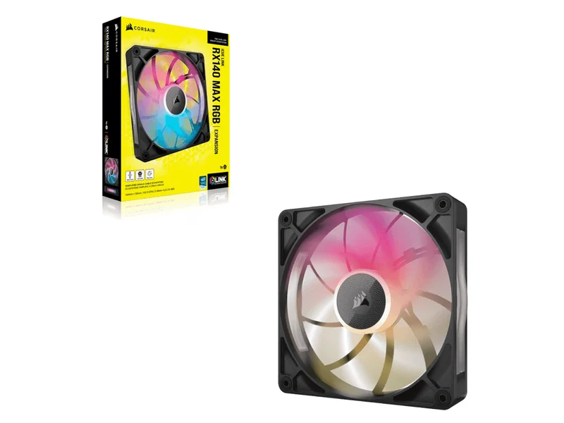 Corsair iCUE LINK RX140 140mm MAX RGB PWM Fan (CO-9051035-WW)