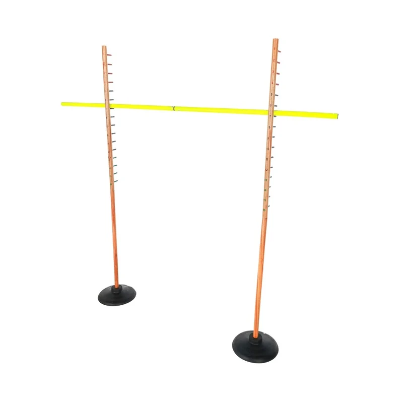 Jenjo Games Wooden Limbo Set with Rubber Legs & Plastic Pole - 158cm