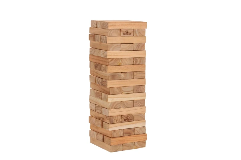 Jenjo Games 54 Piece Giant Jenjo Outdoor Wooden Block Game 63cm