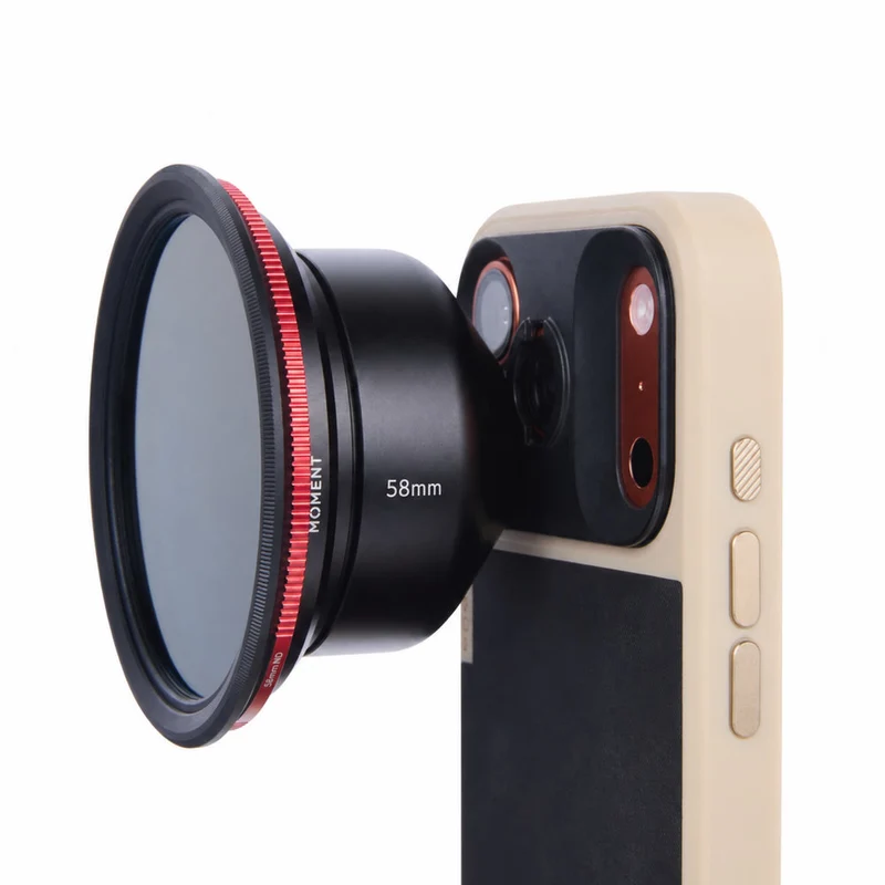 Moment 67mm Mobile Lens Filter Mount II - for Tele 58mm, Wide 16mm, Macro 75mm